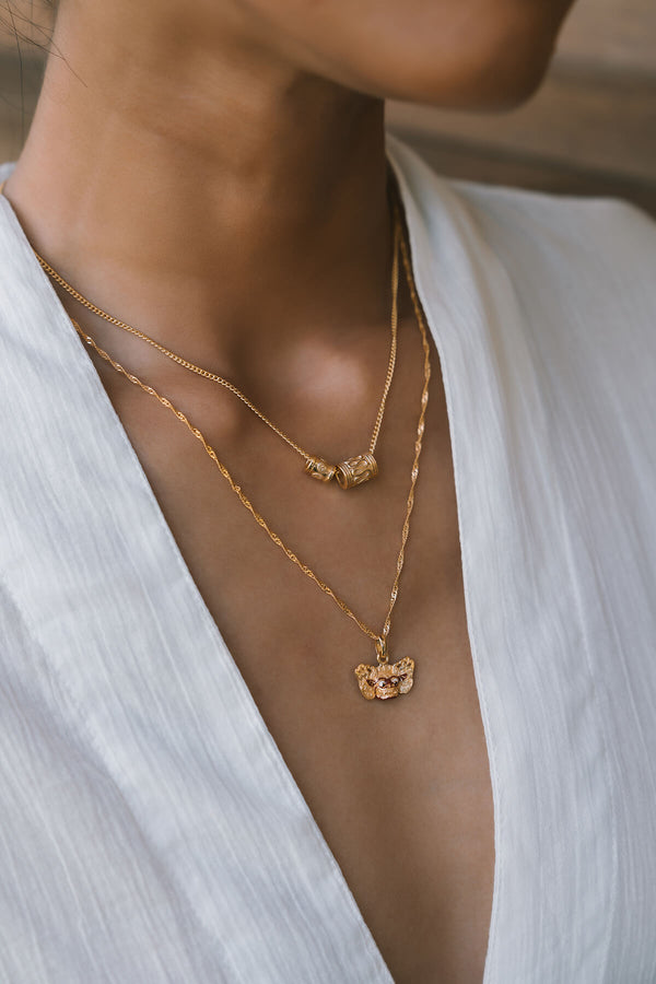 Bali ketting - Goud