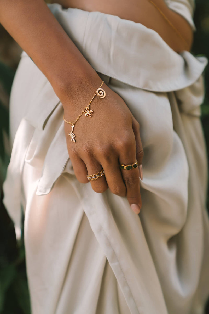 Linked Up Ring - Zilver