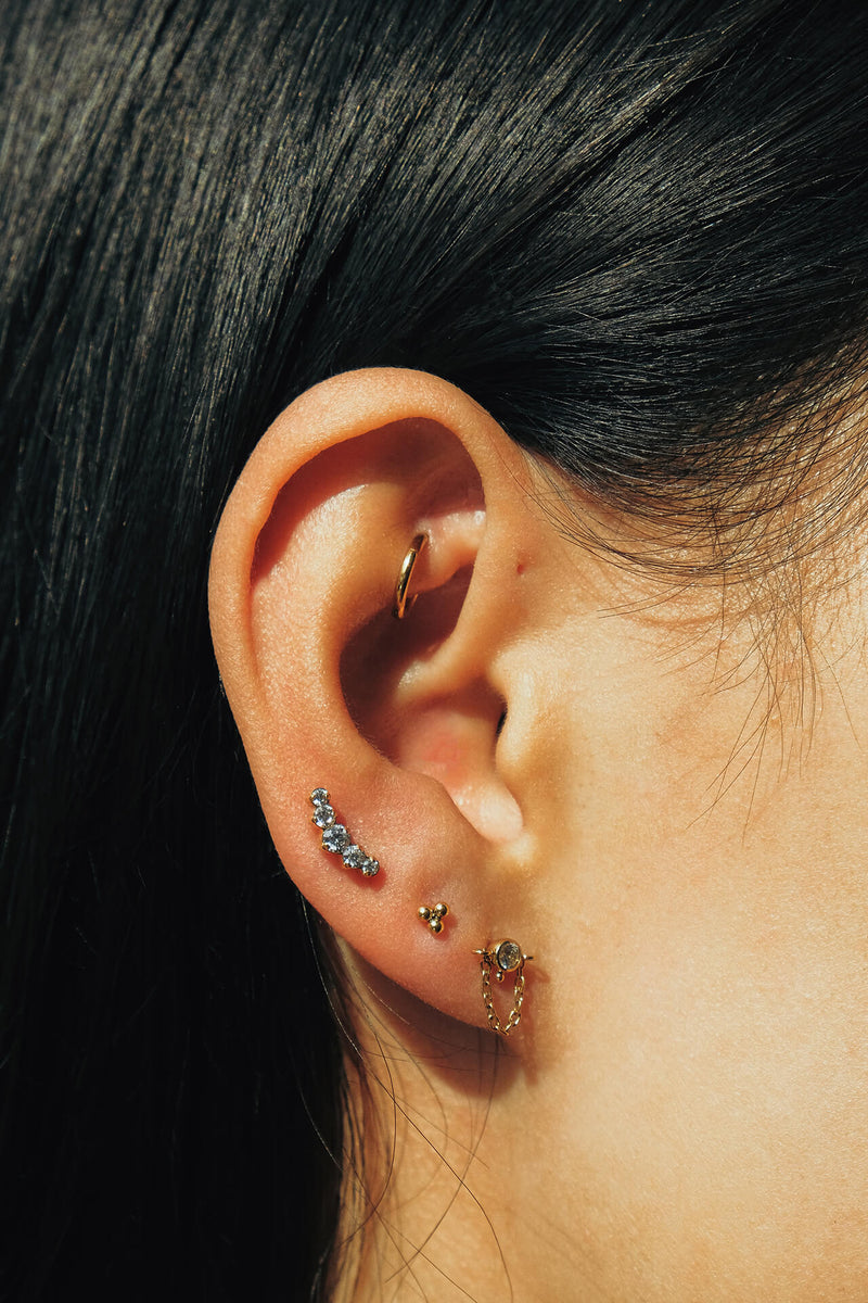 Crescent Zircon - Piercing