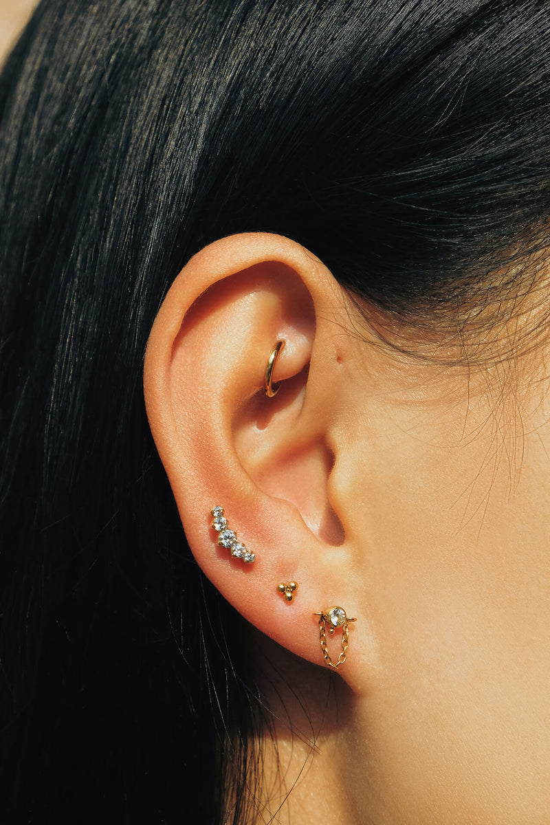 Crescent Zircon - Piercing