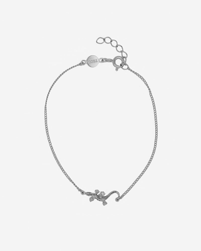 Gecko Armband - Zilver