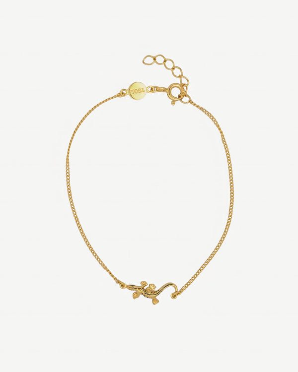 Gecko Armband - Goud