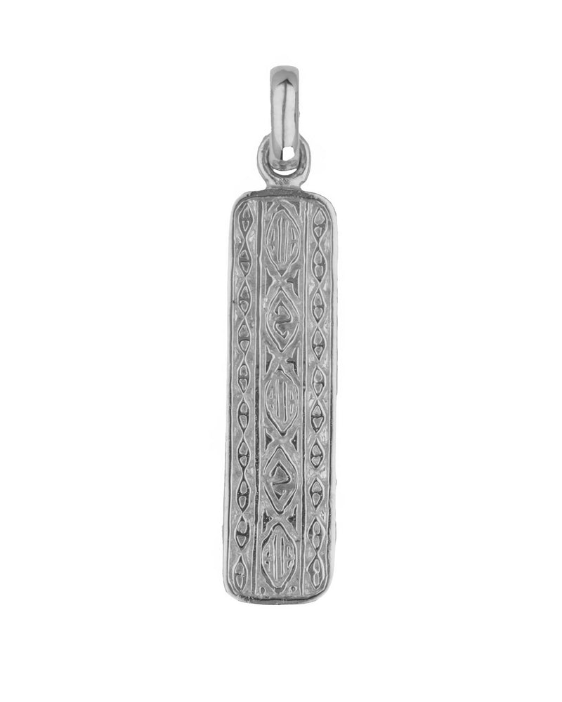 Batik charm - Silver