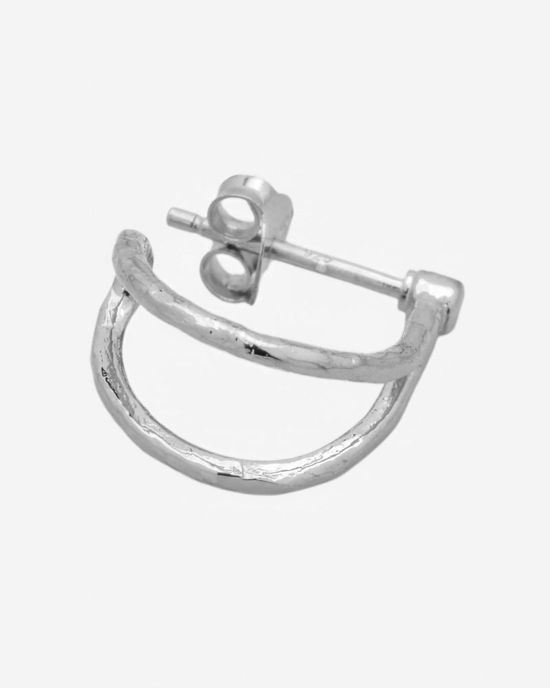 Double Hoop Earring - Silver