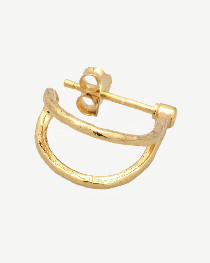 Double Hoop Earring - Gold