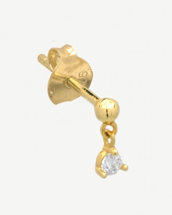 Dangle Stud Earring - Gold