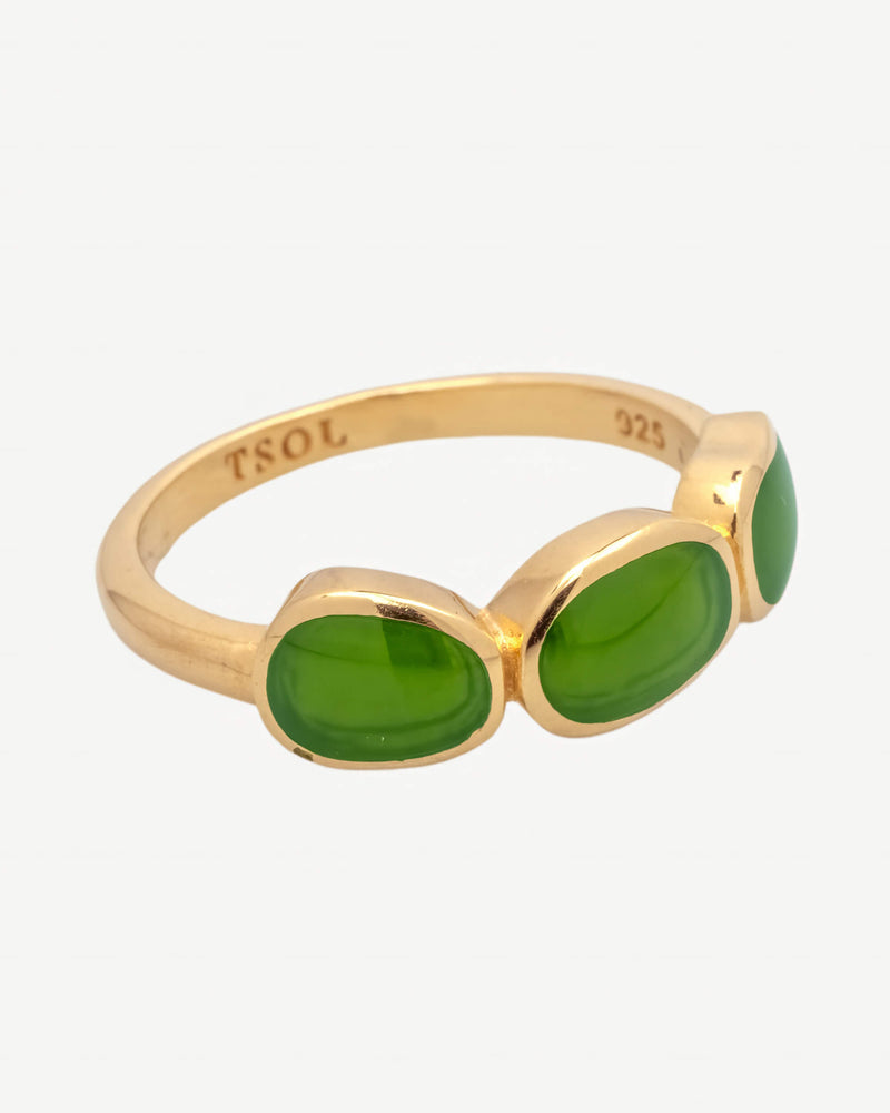 Jungle Waterdrops Ring - Goud