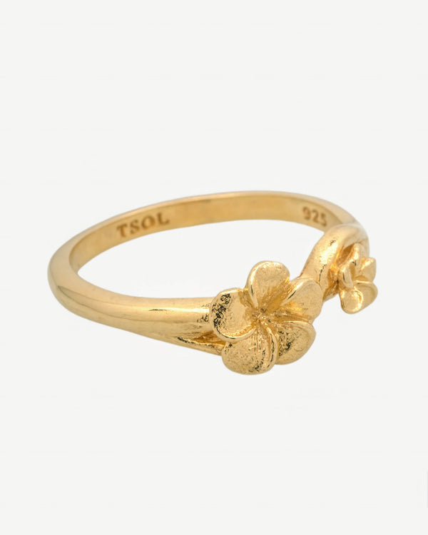 Frangipani Ring - Goud