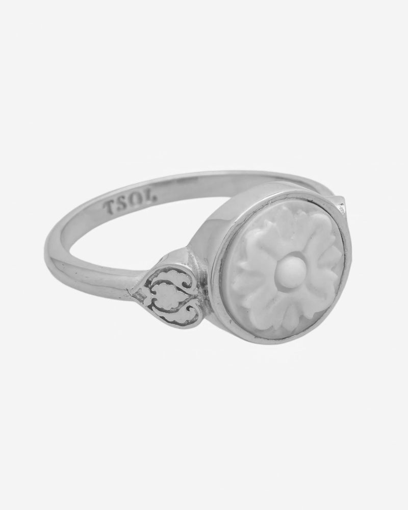 Bali Ornament Ring - Silver