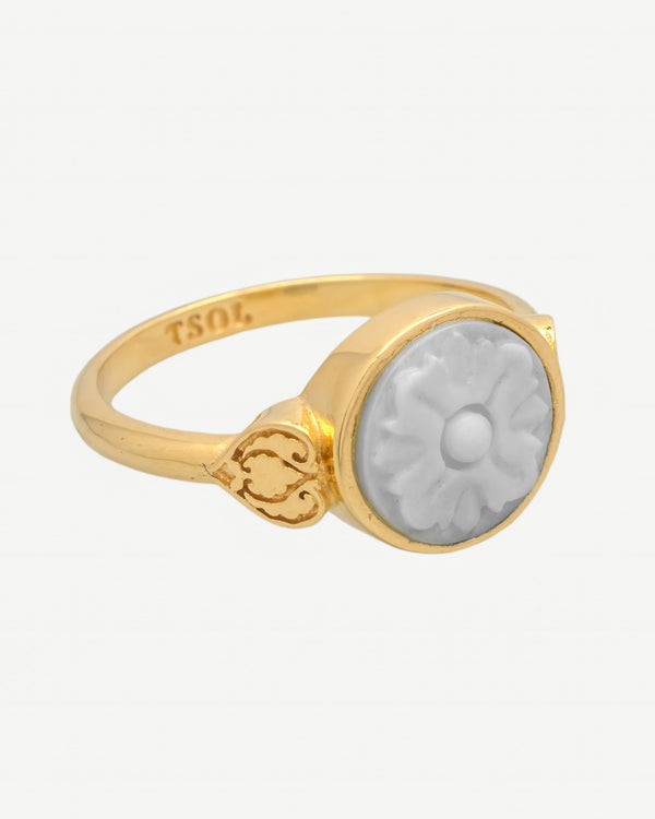 Bali Ornament Ring - Goud