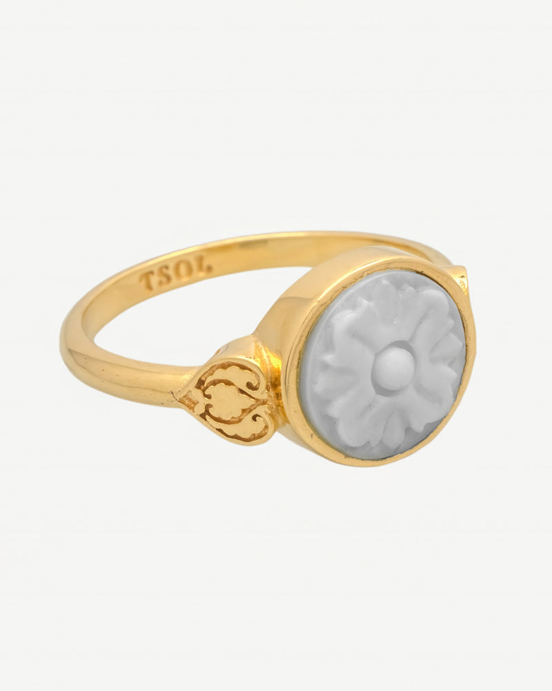 Bali Ornament Ring - Goud