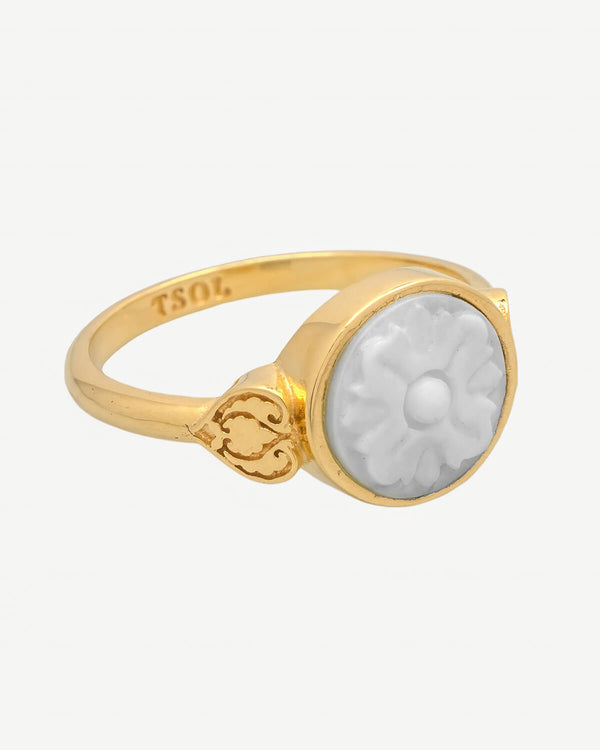 Bali Ornament Ring - Goud