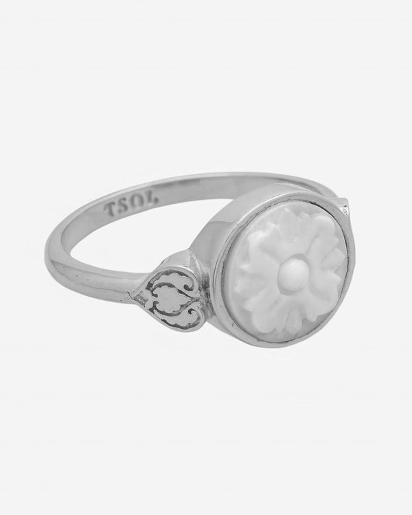 Bali Ornament Ring - Silver