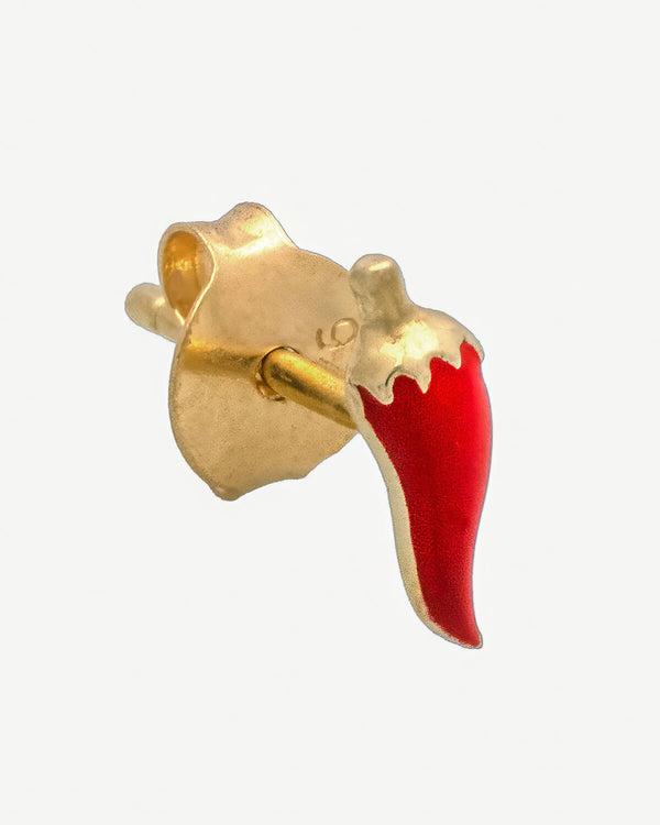 Spicy Chili Stud Oorbel - Goud